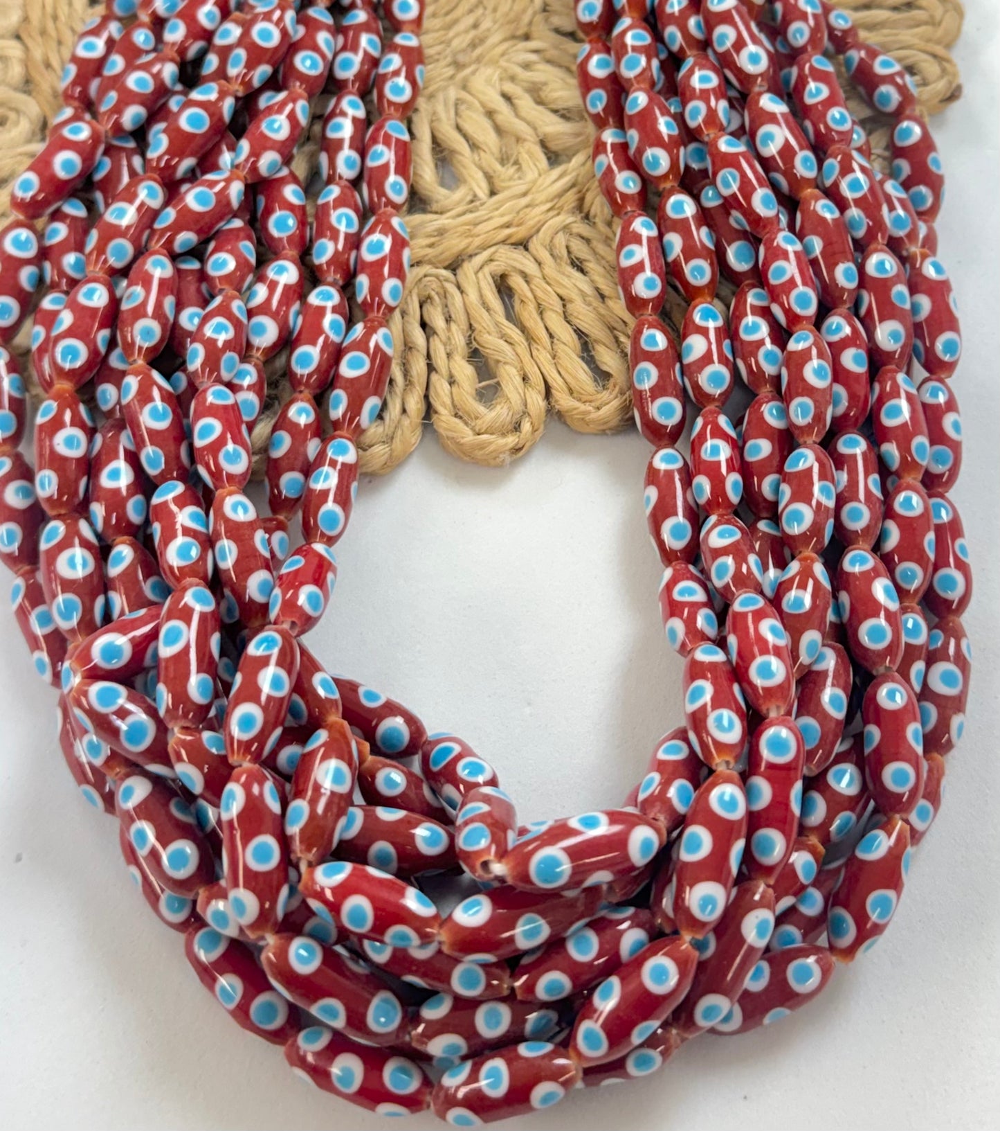 Cylinder Dots Lampwork