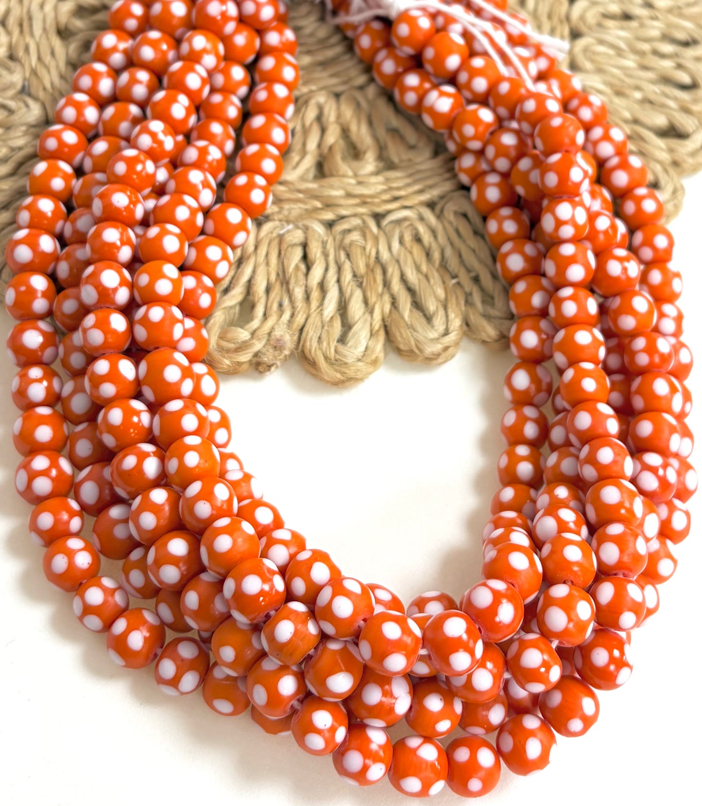 Polkadot Round Lampwork (Style 1)