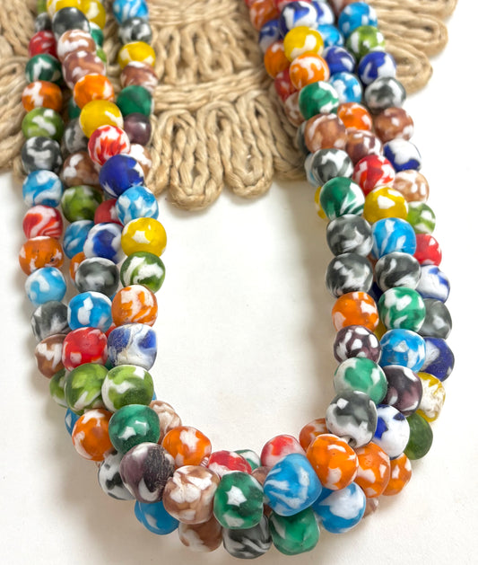Mosaic Krobo African Beads