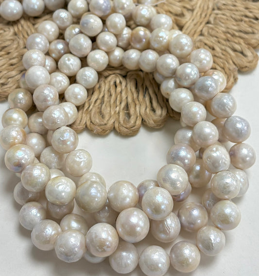 12-14mm Round Fresh Water Pearls