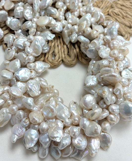 14-16mm Keshi Freshwater Pearls