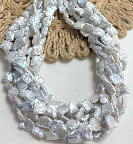 10mm Square Freshwater Pearls