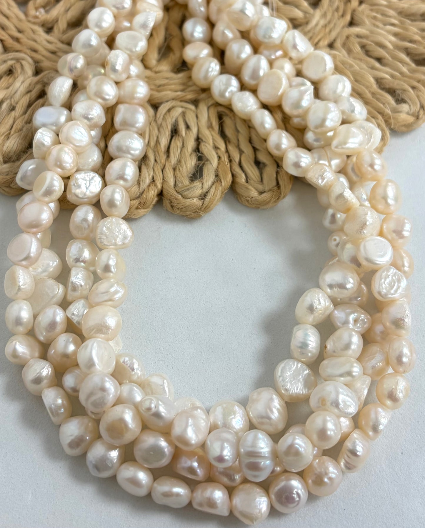 12mm Irregular Round Freshwater Pearl