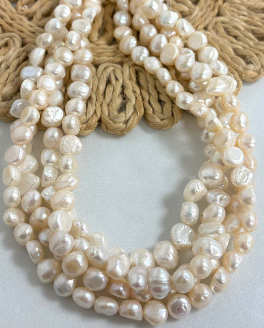 12mm Irregular Round Freshwater Pearl