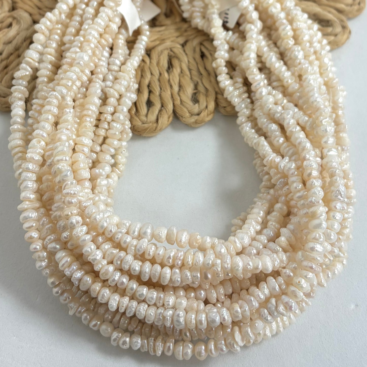 6mm White Mini Chips Freshwater Pearl