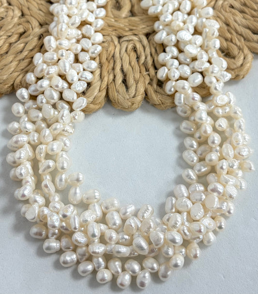 6mm Zigzag Freshwater Pearls