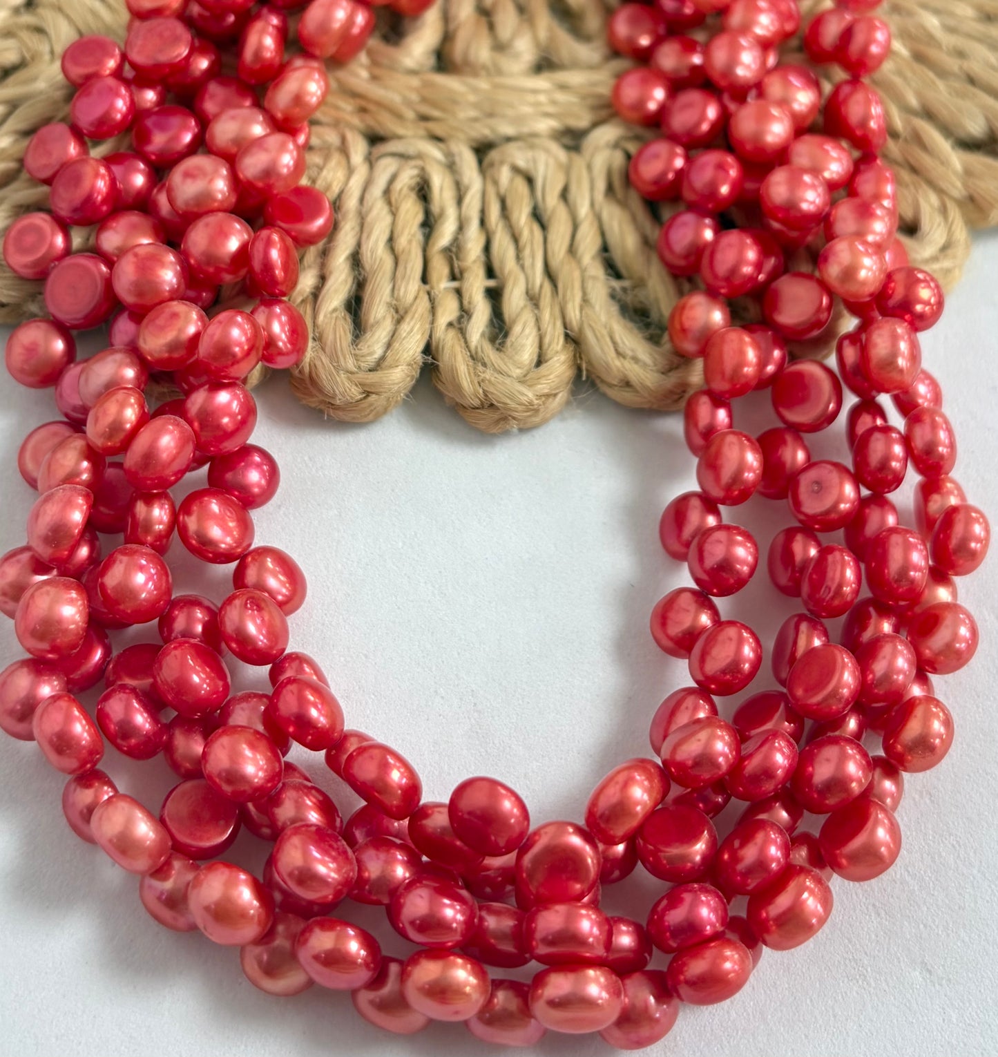 Colors Zigzag Flat Rounds Freshwater Pearls
