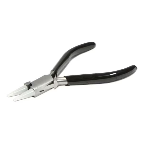 DOUBLE NYLON JAW ROUNDNOSE 120MM BLACK HANDLE