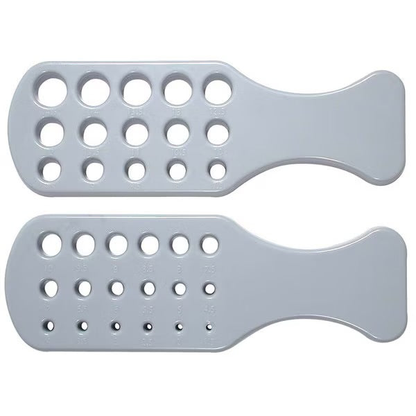 PLASTIC WIRE DRAWPLATE SET- 2 PADDLES