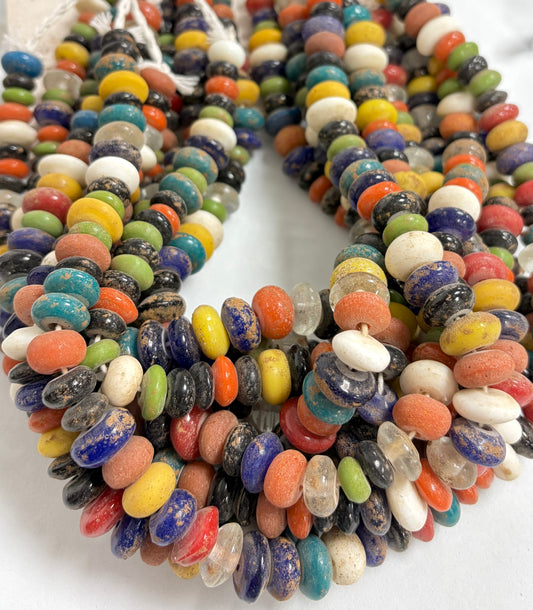 Vintage Medium Rondel Lampwork