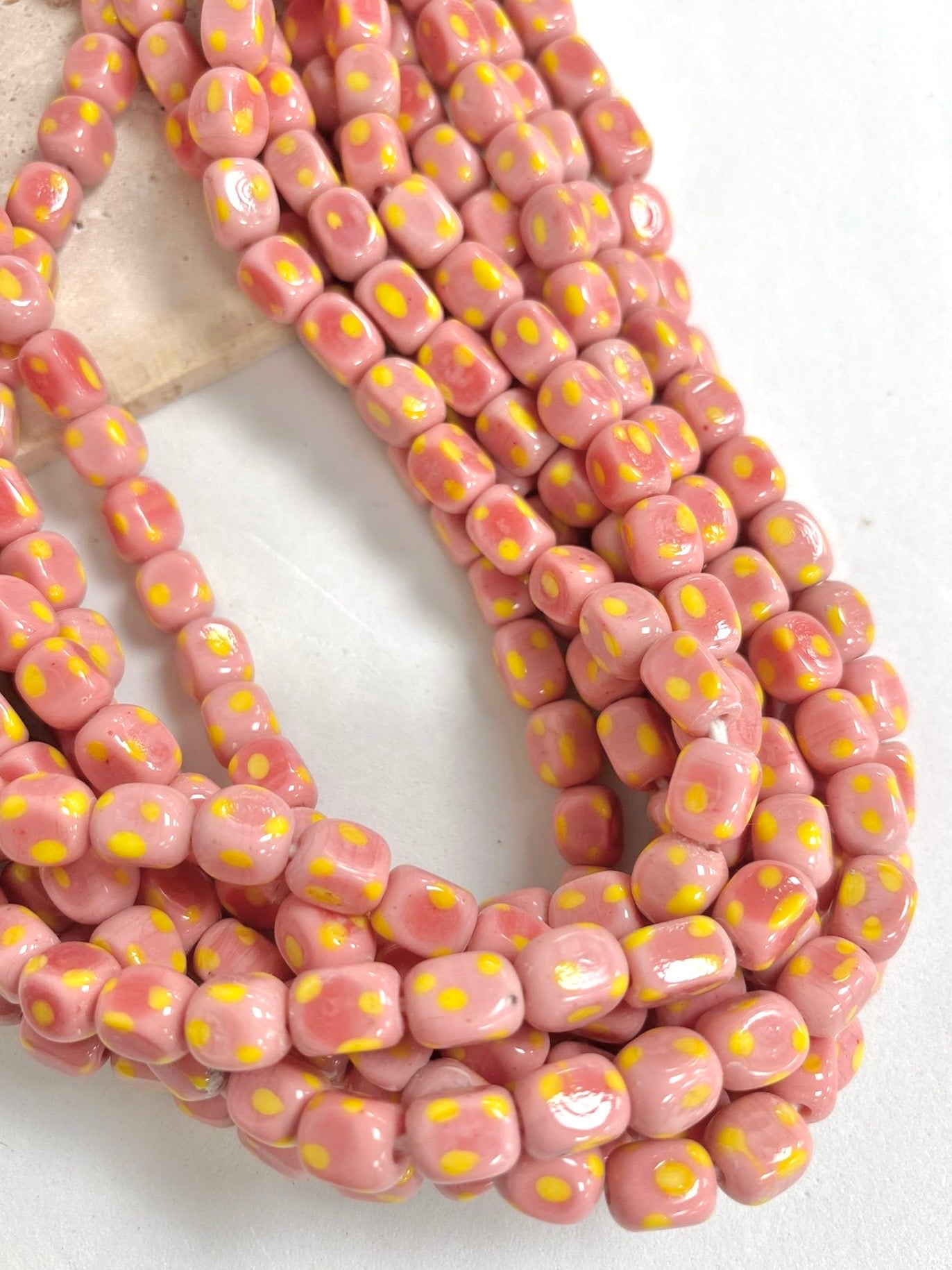 Cubics Polkadot Lampwork