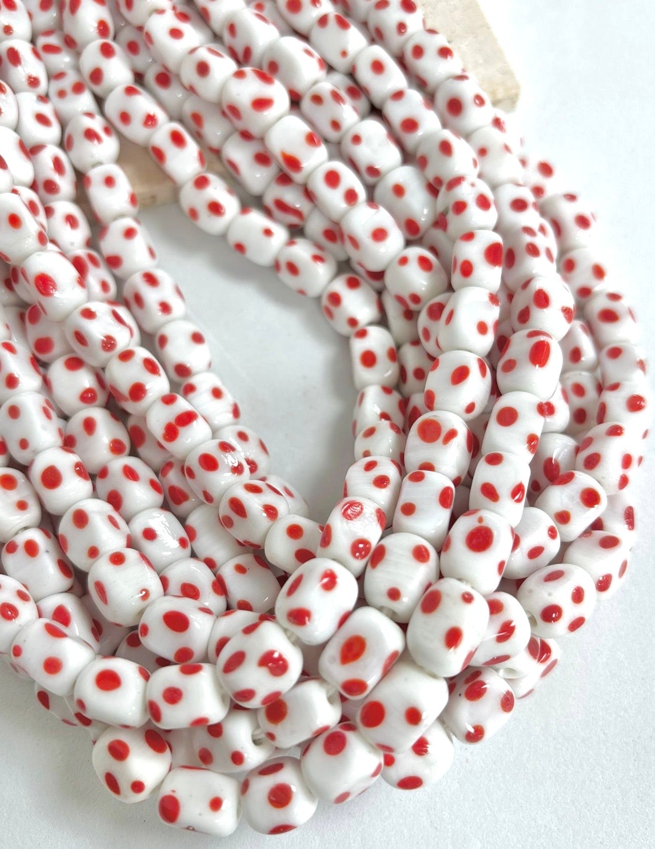 Cubics Polkadot Lampwork