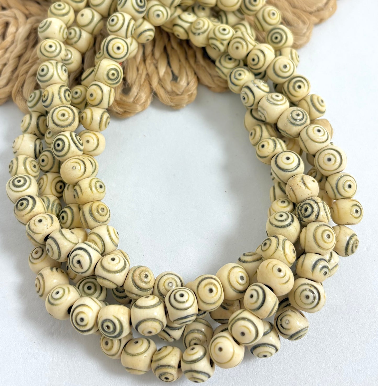 Circle Dots Round Bone