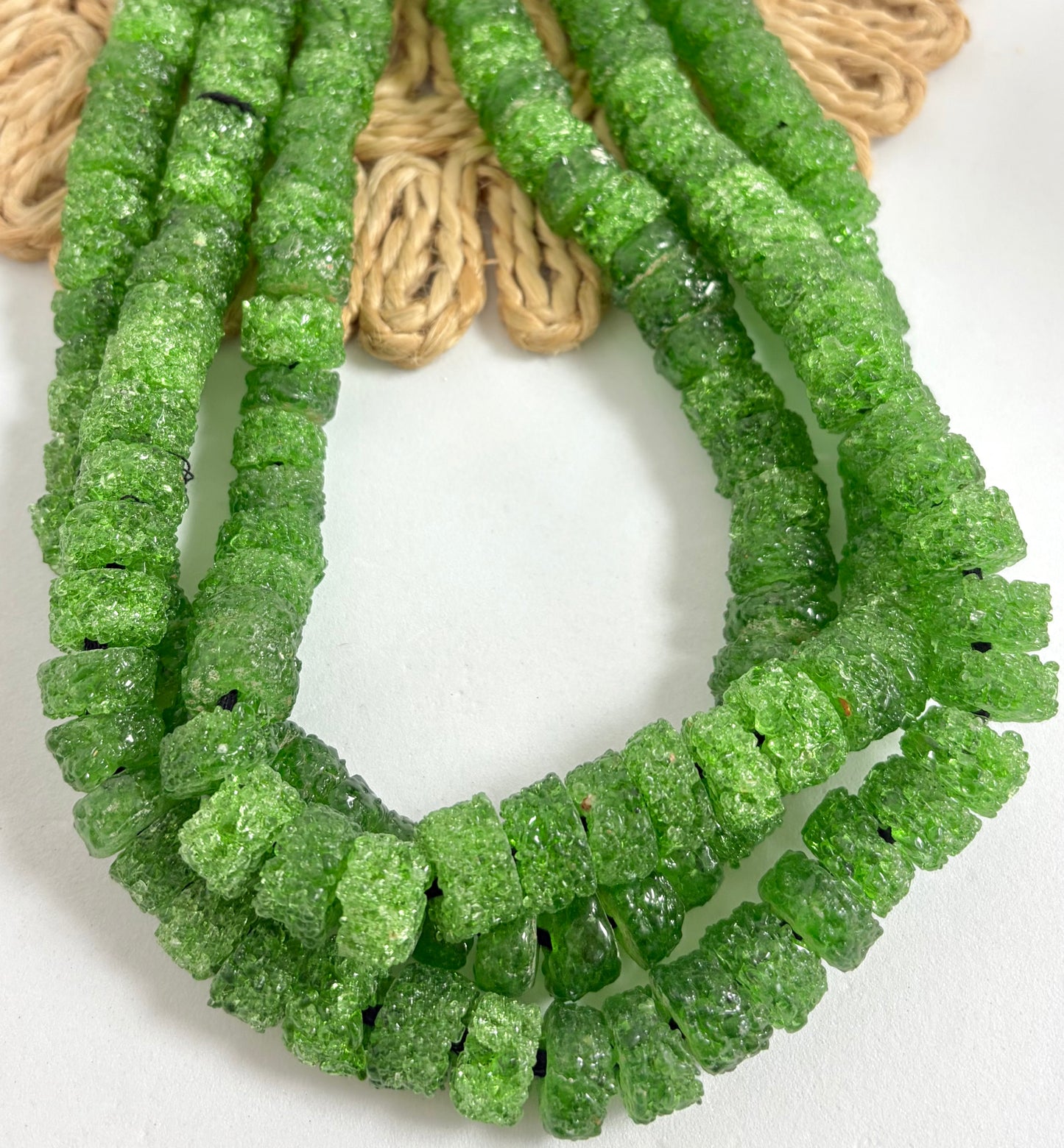 Sugar Beads Rondel Lampwork