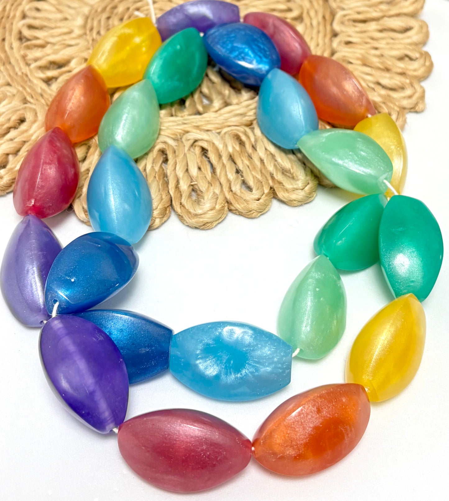 Irregular Ovals Resin