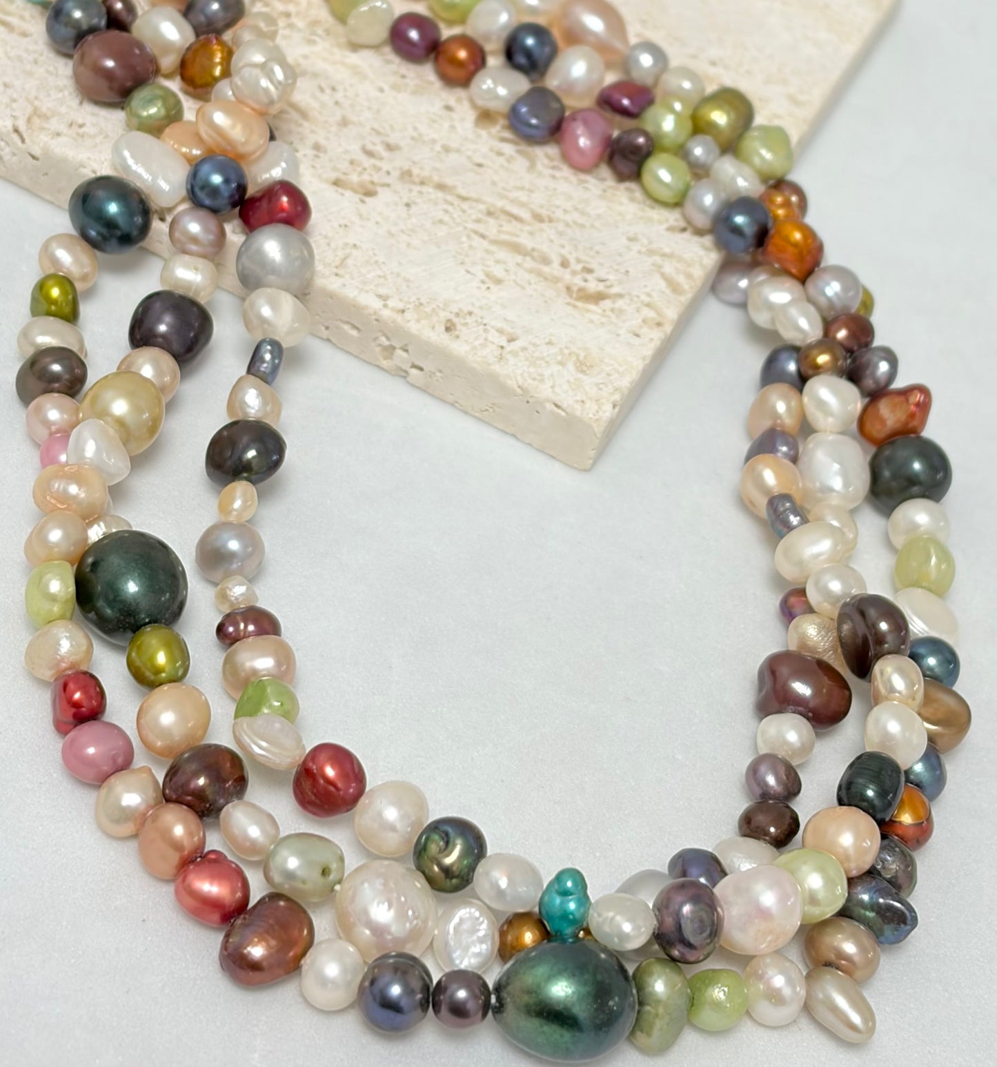 Mix Shapes And Colors Freshwater Pearls