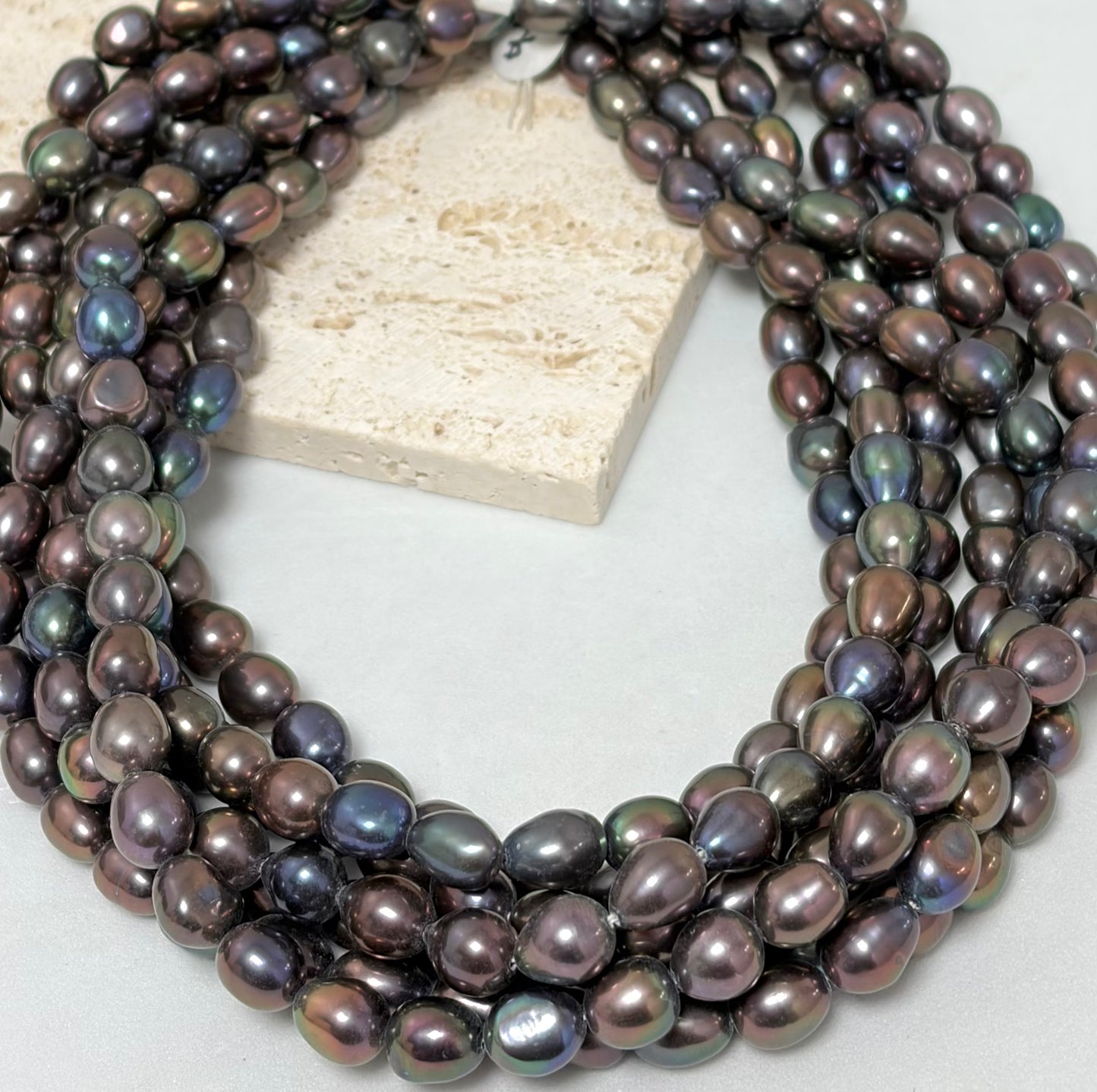 8mm Tornasol Round Freshwater Pearl