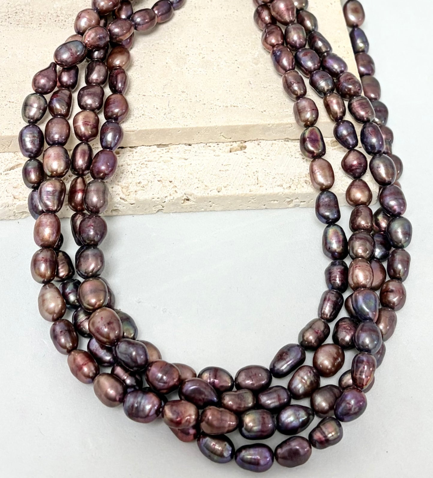 7mm Violeta Freshwater Rice Pearl