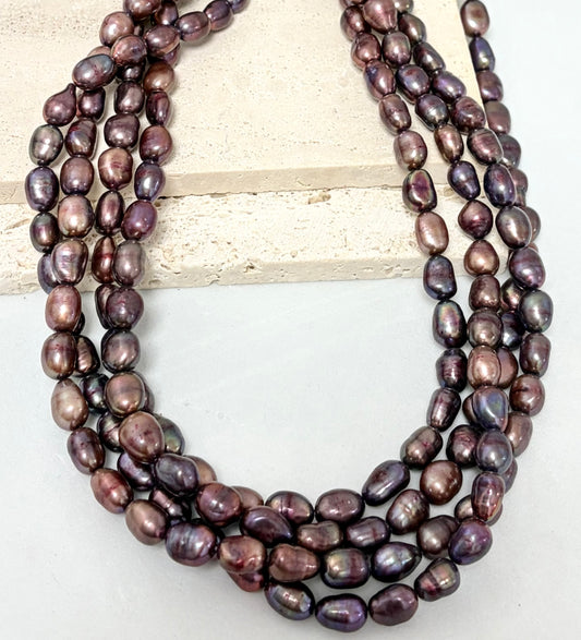 7mm Violeta Freshwater Rice Pearl