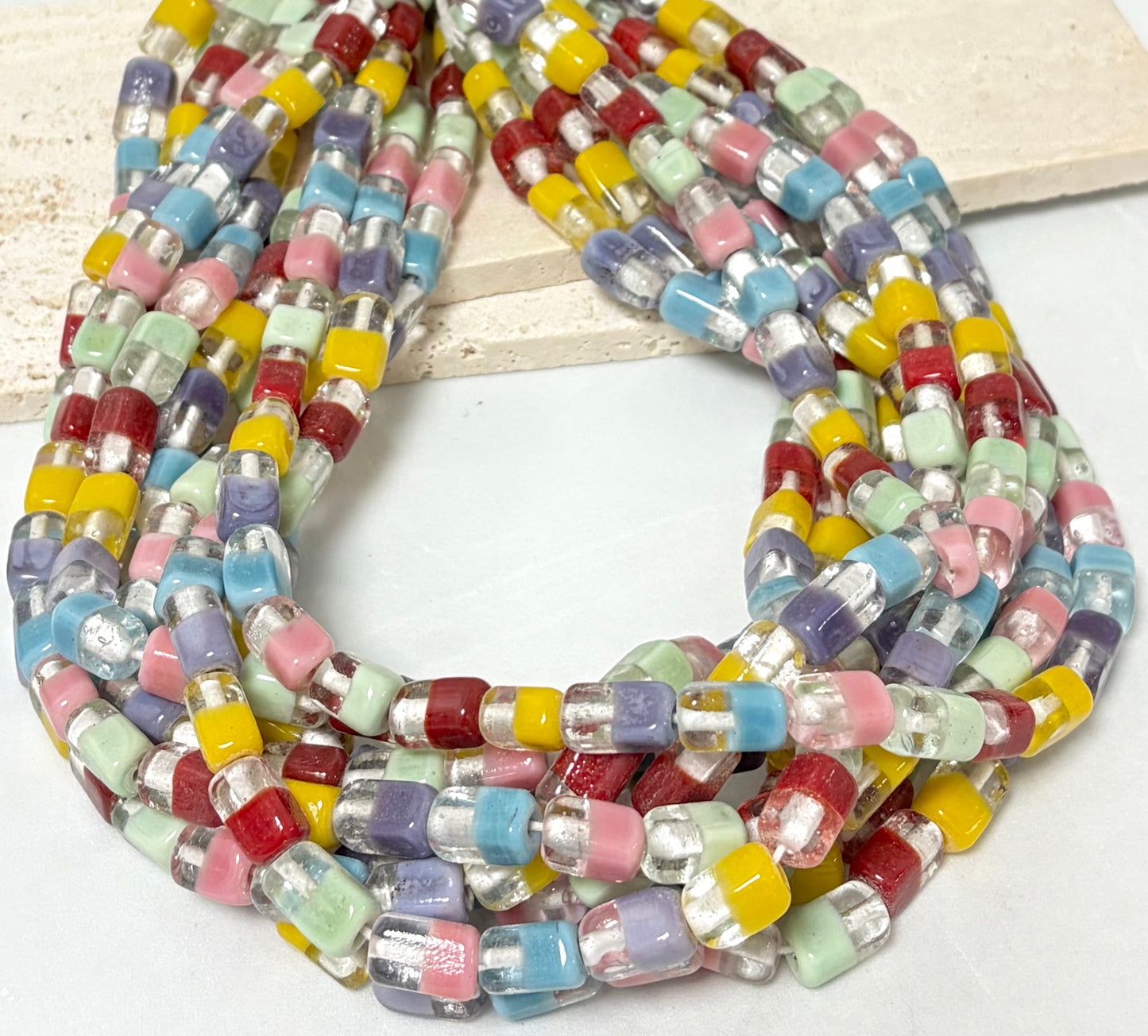 Mid Color Rectangular Lampwork
