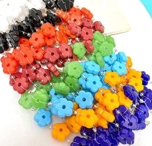 Puffy Flowers Lampwork