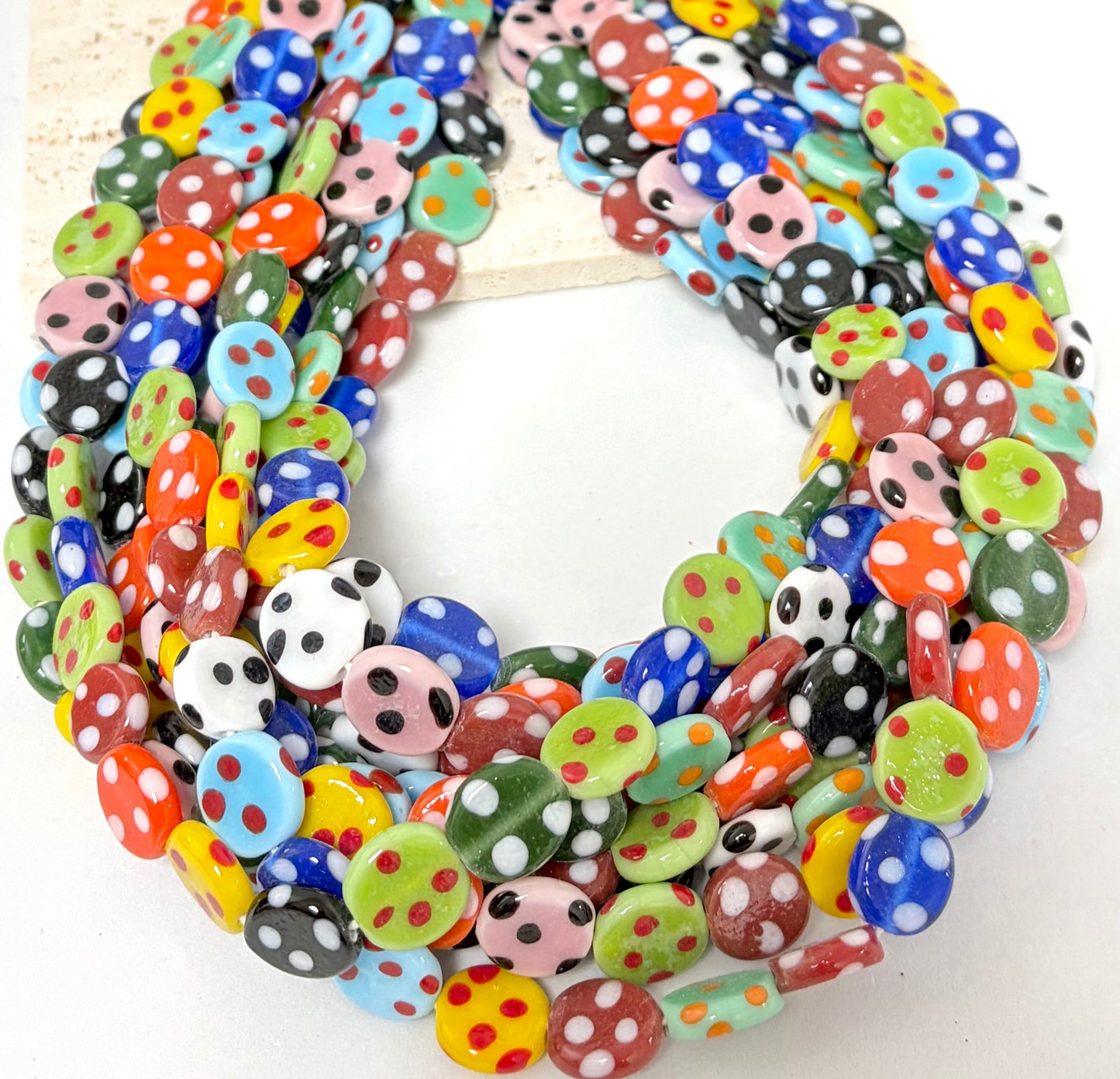 Polkadot Coin Lampwork