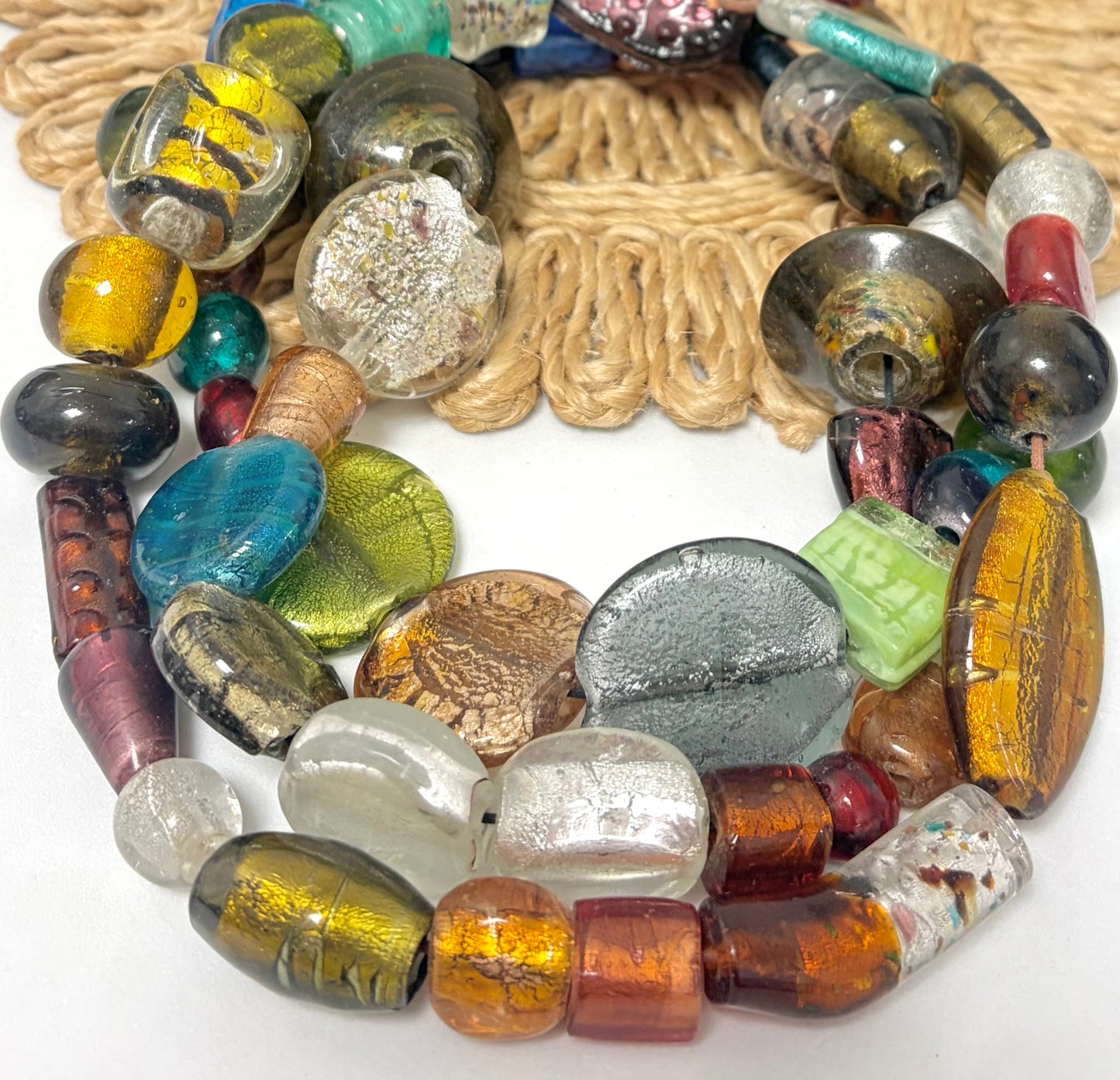 Mix Shapes Inside Foil Lampwork