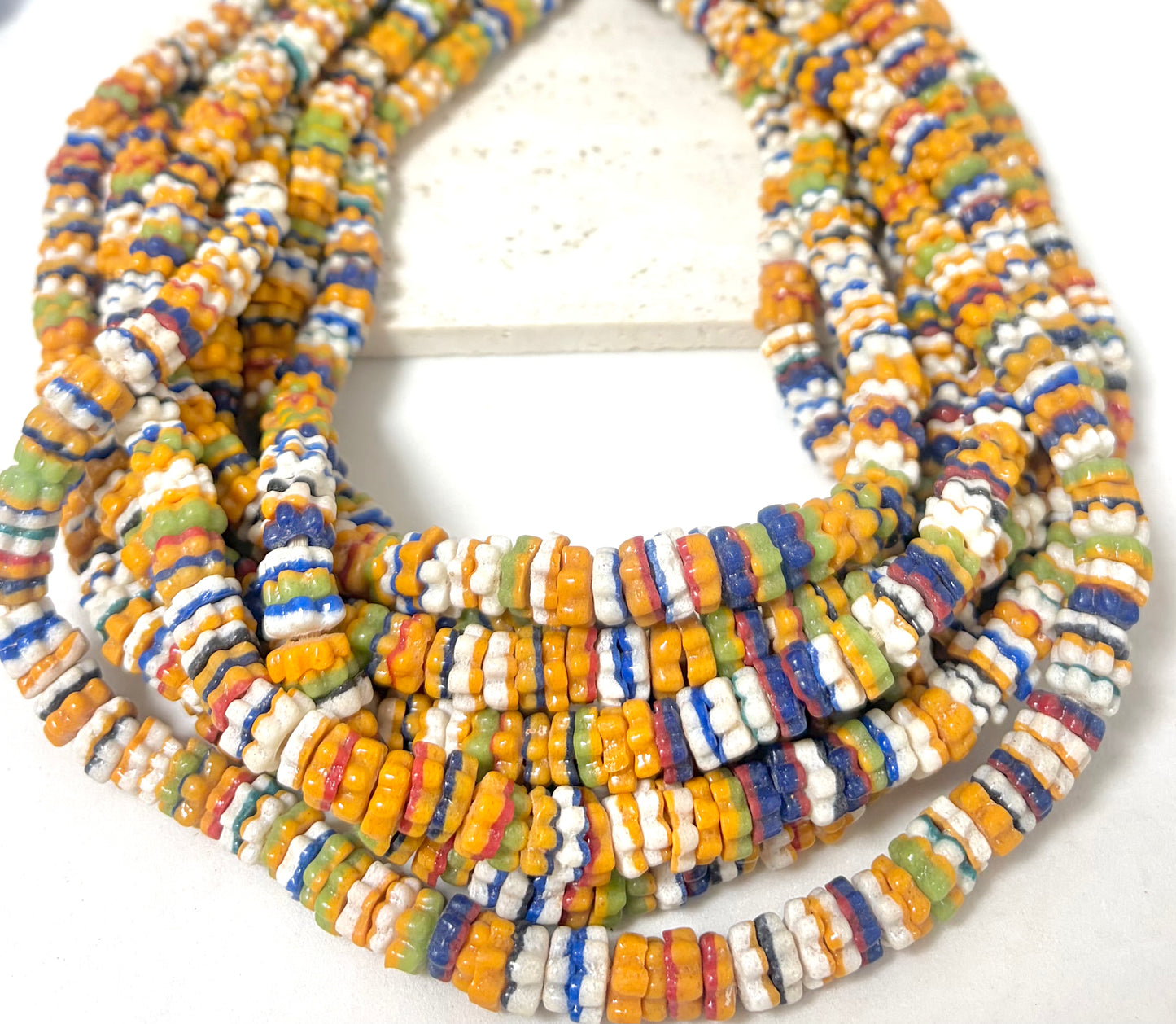 Vintage Flower African Rondel