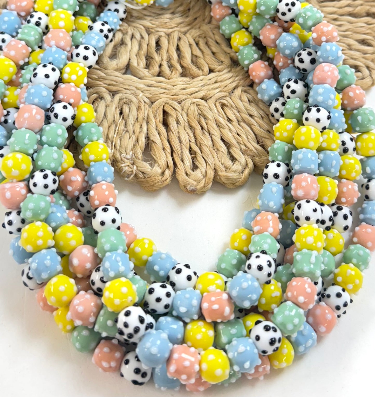 Bumpy Dots Lampwork