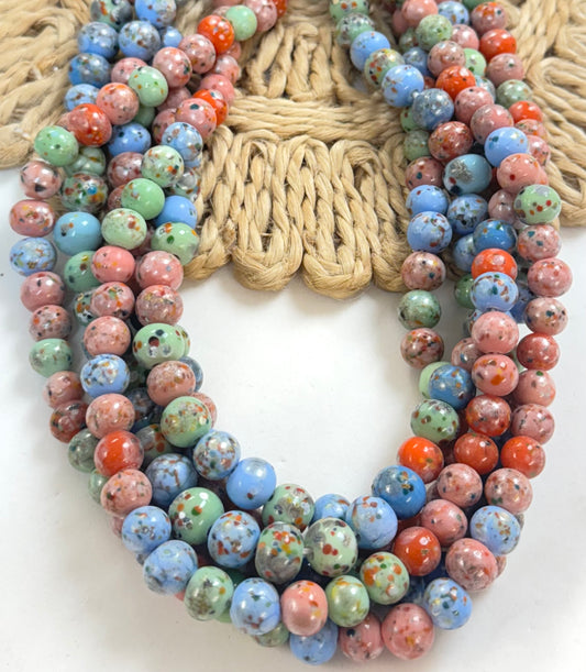Cold Round With Dots Lampwork