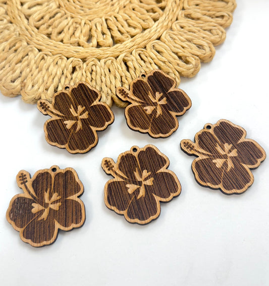 Amapola Grande Madera / Acrilica